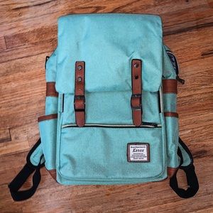 Kenox Backpack, Aqua (w/ laptop sleeve)